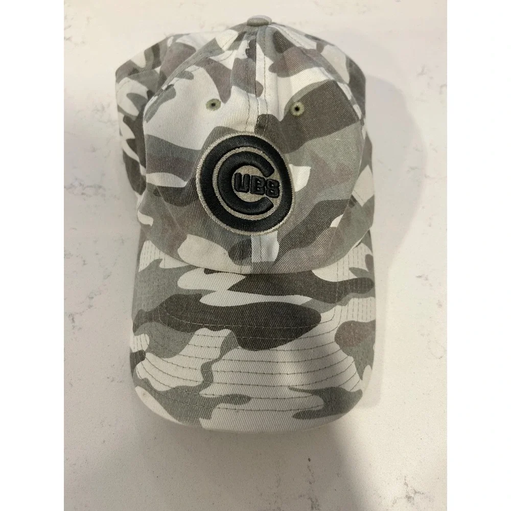 Fan Favorite Chicago Cubs Hat Mens Camo‎ MLB Baseball Cap Adjustable Strapback